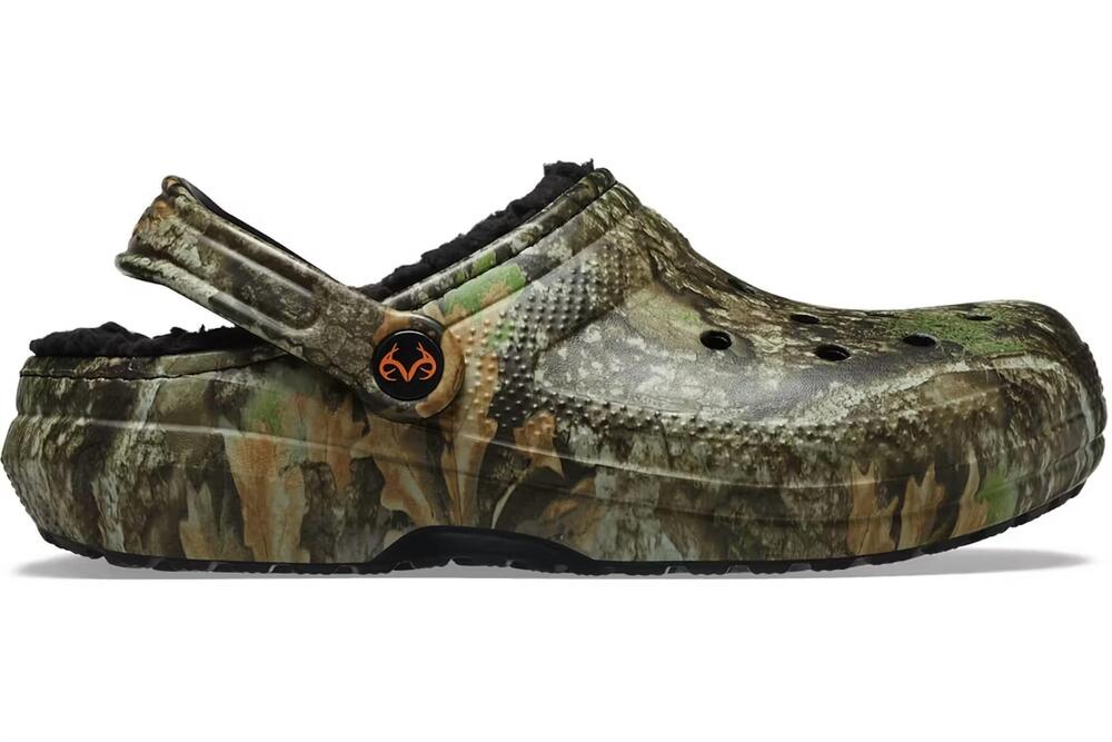 NEW CROCS unisex realtree apx lined classic clog in camo